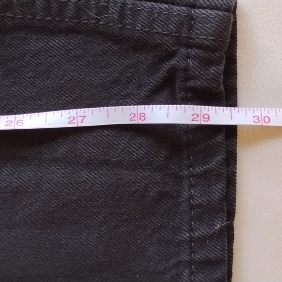 Levi's 512 Slim Fit Taper Jeans Black Denim 30x30 - Picture 12 of 13